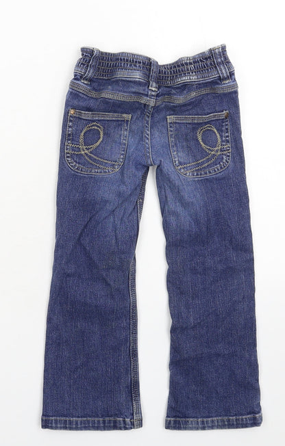 CQ Girls Blue  Denim Straight Jeans Size 4-5 Years