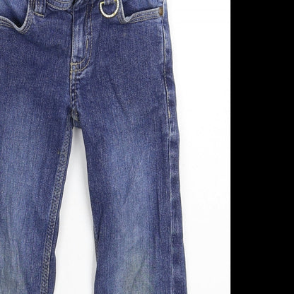 CQ Girls Blue  Denim Straight Jeans Size 4-5 Years