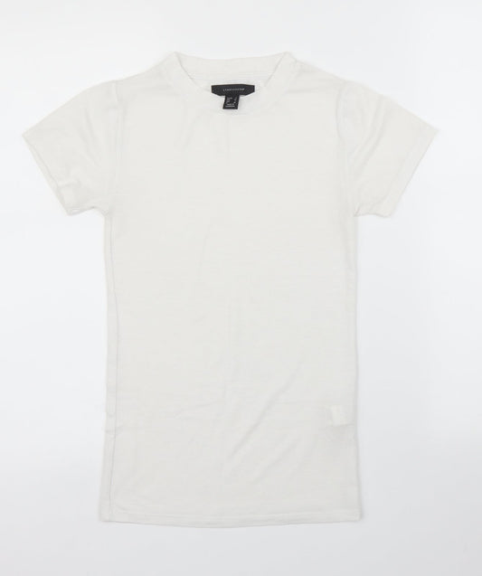 Primark Womens White   Basic T-Shirt Size 6
