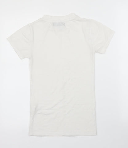 Primark Womens White   Basic T-Shirt Size 6