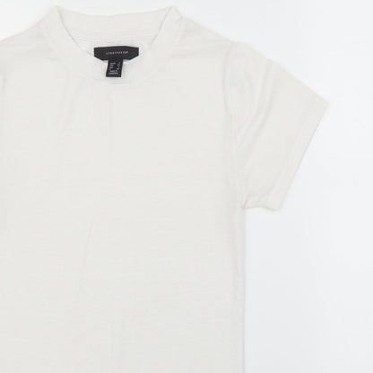 Primark Womens White   Basic T-Shirt Size 6