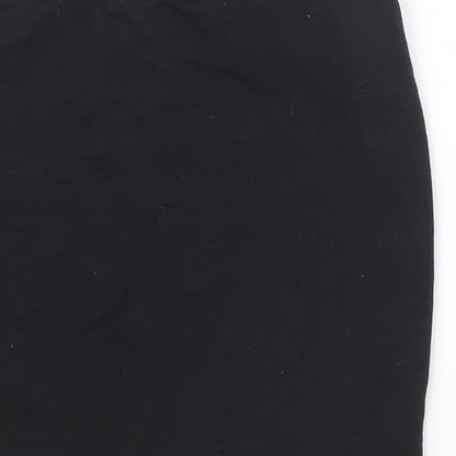 M&S Girls Black   Bandage Skirt Size 9 Years
