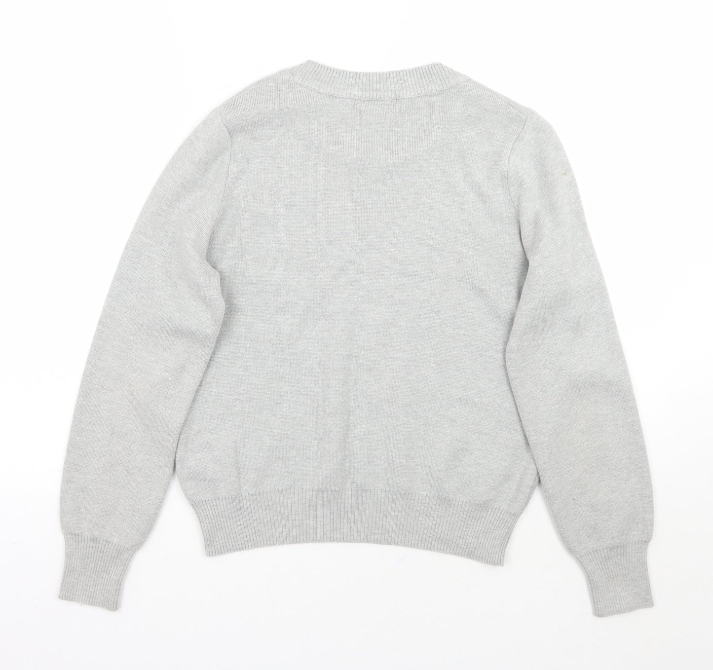 Womens UK Size 6 Topshop Grey Pullover Jumper