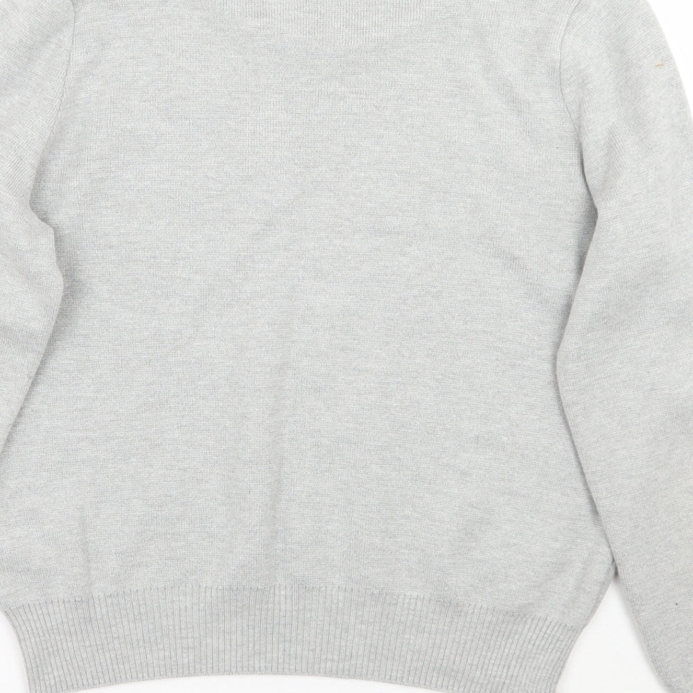 Womens UK Size 6 Topshop Grey Pullover Jumper