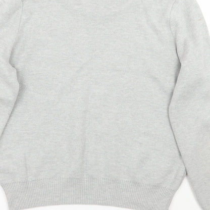 Womens UK Size 6 Topshop Grey Pullover Jumper