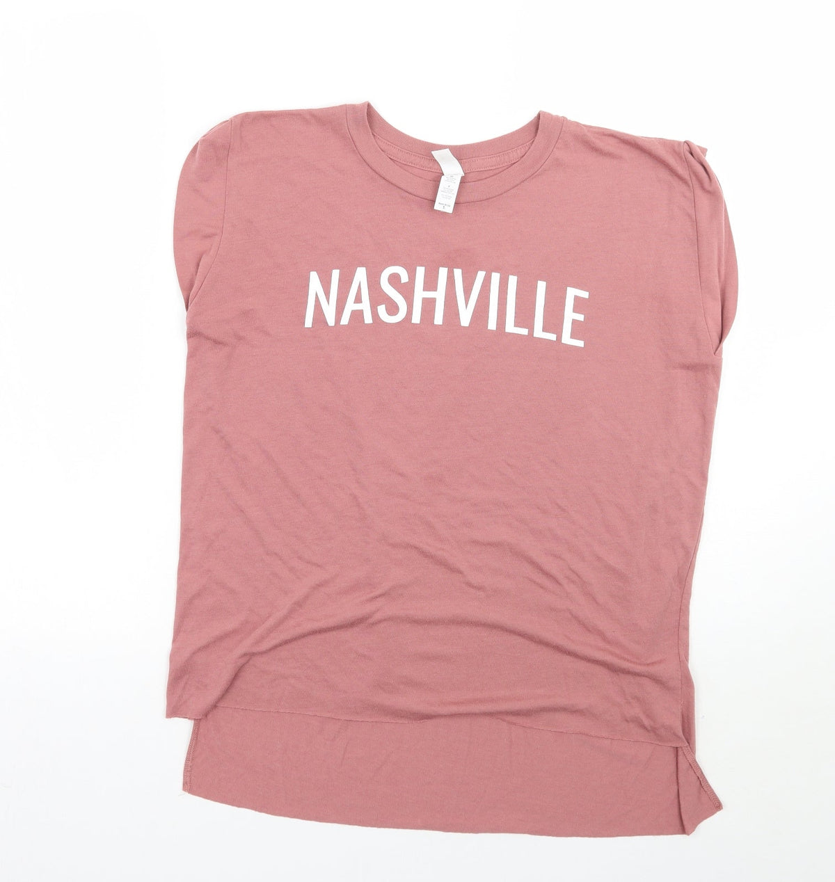 Bella + Canvas Womens Pink   Basic T-Shirt Size S