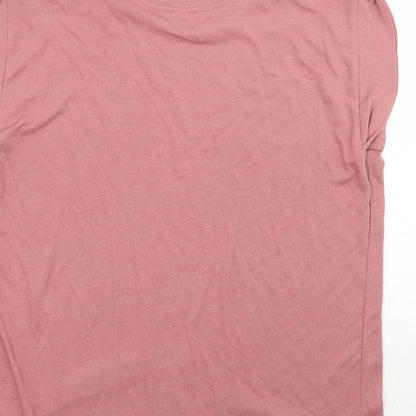 Bella + Canvas Womens Pink   Basic T-Shirt Size S