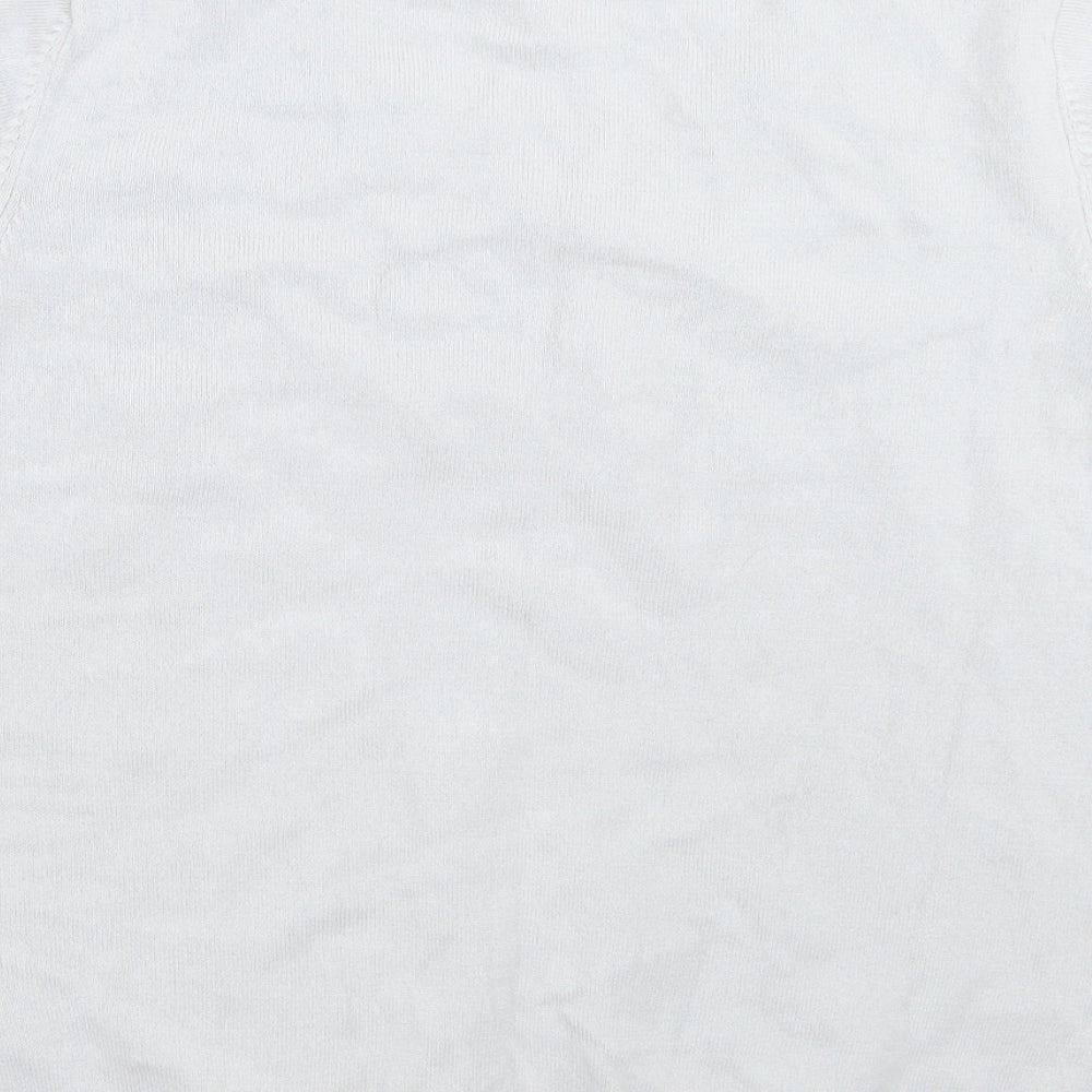 Womens UK Size 12 Marks and Spencer Grey Basic T-Shirt