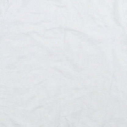 Womens UK Size 12 Marks and Spencer Grey Basic T-Shirt