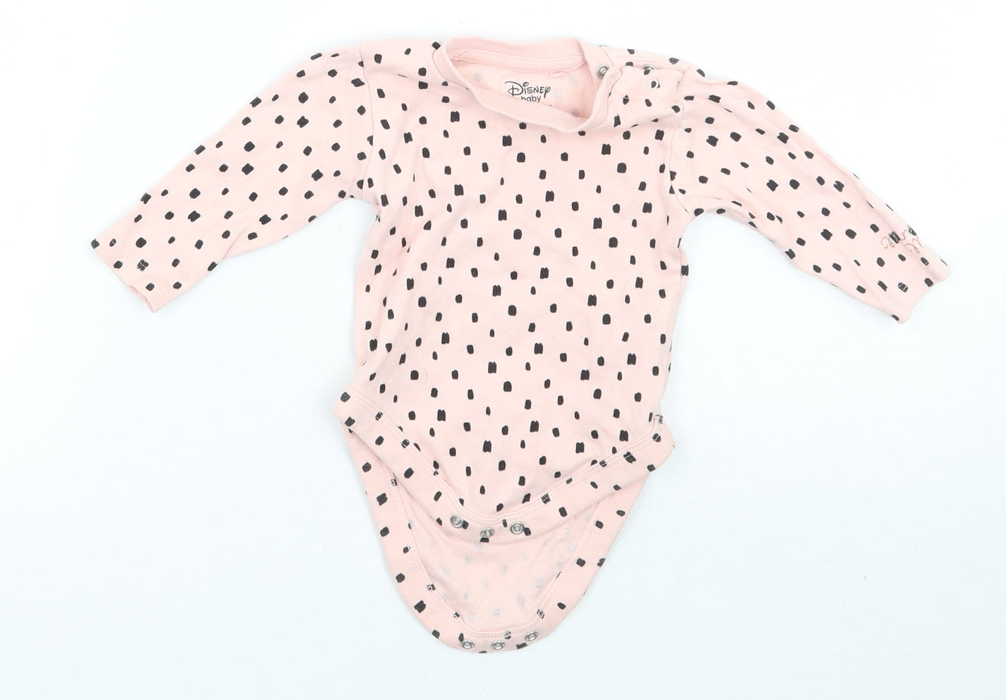 Primark Girls Pink Geometric  Babygrow One-Piece Size 0-3 Months