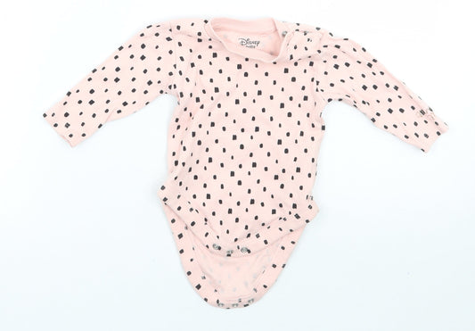 Primark Girls Pink Geometric  Babygrow One-Piece Size 0-3 Months