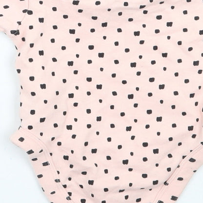 Primark Girls Pink Geometric  Babygrow One-Piece Size 0-3 Months