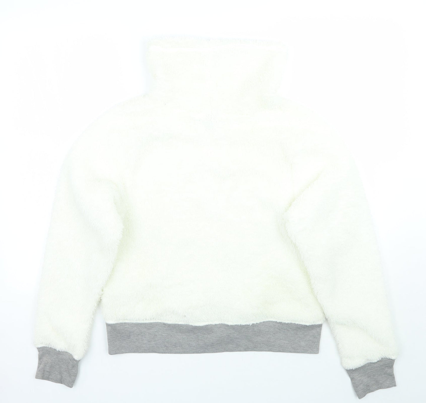 Womens UK Size M Derek Heart Ivory Pullover Jumper