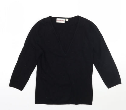 Kaleidoscope Womens Black   Pullover Jumper Size 12