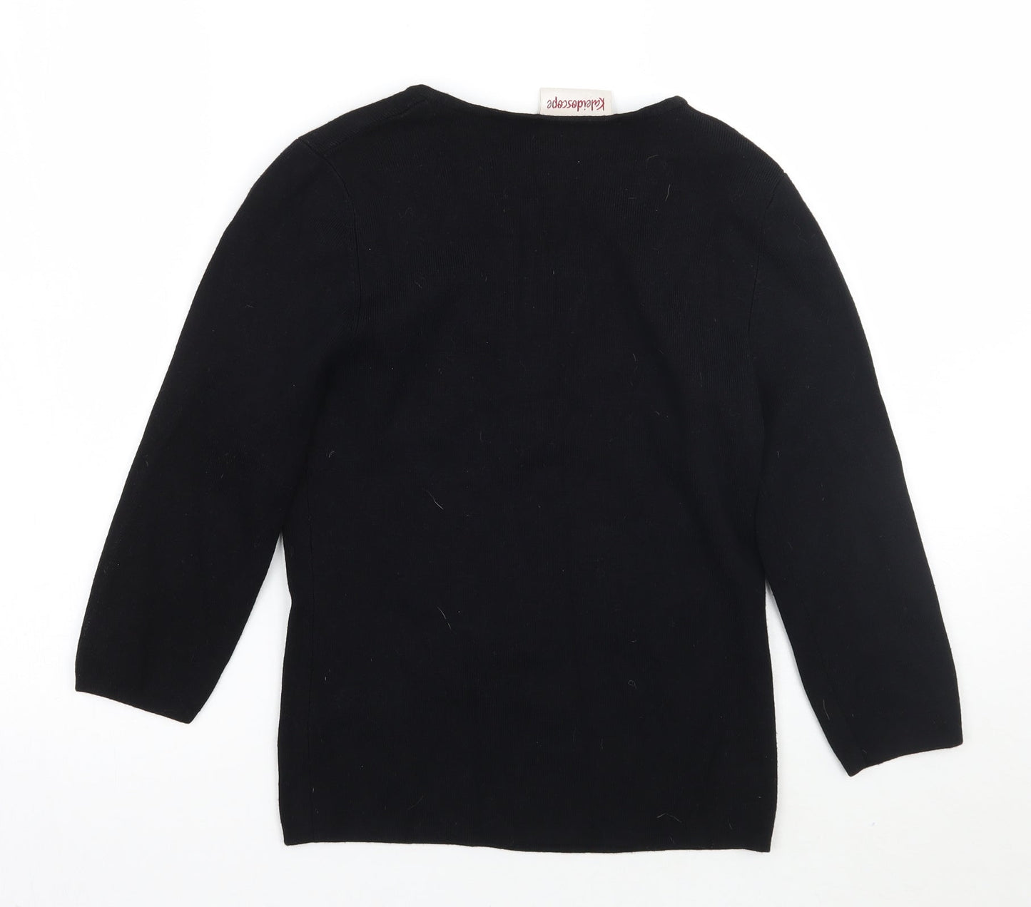 Kaleidoscope Womens Black   Pullover Jumper Size 12