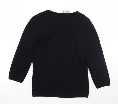Kaleidoscope Womens Black   Pullover Jumper Size 12