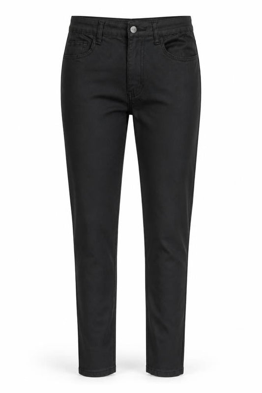 Womens UK Size 6 Boohoo Regular Fit  Black Trousers