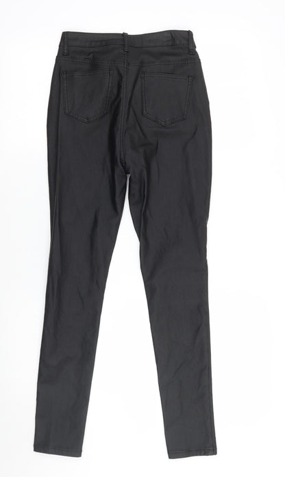 Womens UK Size 6 Boohoo Regular Fit  Black Trousers