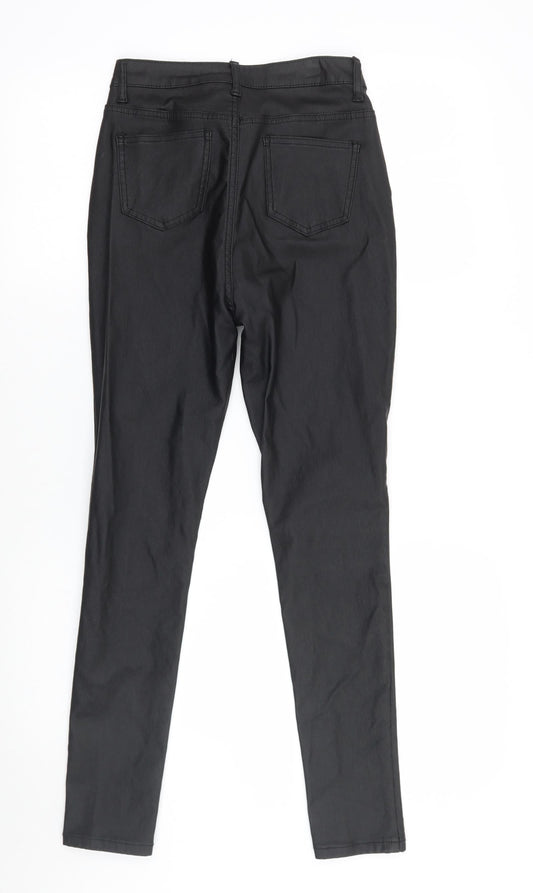 Womens UK Size 6 Boohoo Regular Fit  Black Trousers