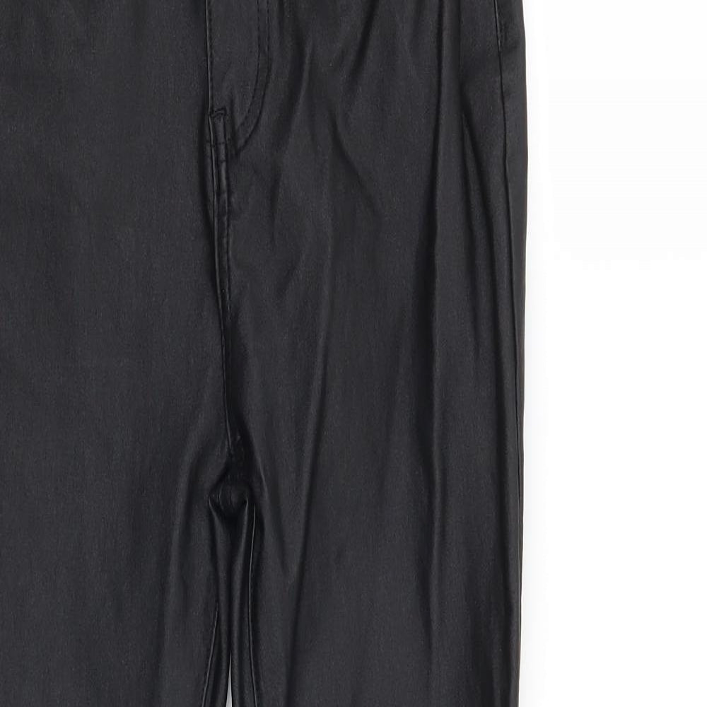 Womens UK Size 6 Boohoo Regular Fit  Black Trousers