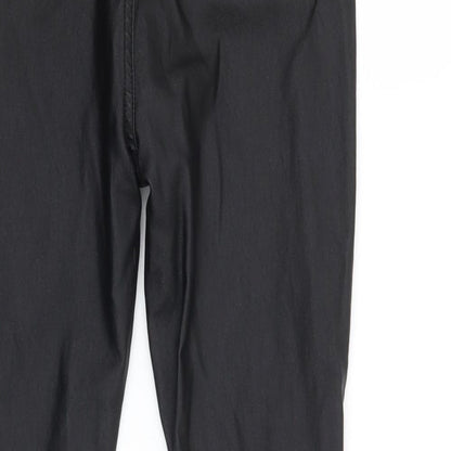 Womens UK Size 6 Boohoo Regular Fit  Black Trousers