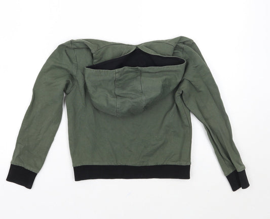 Very Boys Green   Pullover Hoodie Size 7 Years