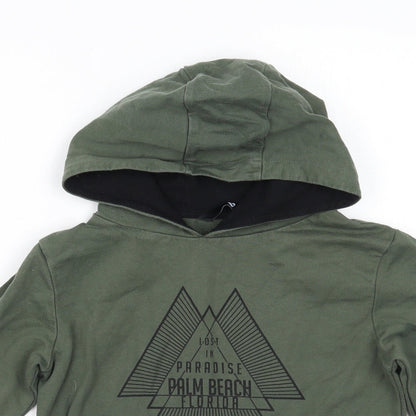 Very Boys Green   Pullover Hoodie Size 7 Years