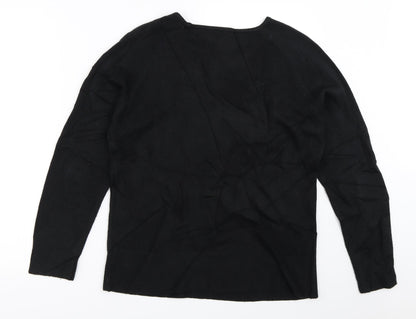 Womens UK Size L First Avenue Black Pullover Jumper