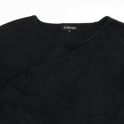 Womens UK Size L First Avenue Black Pullover Jumper