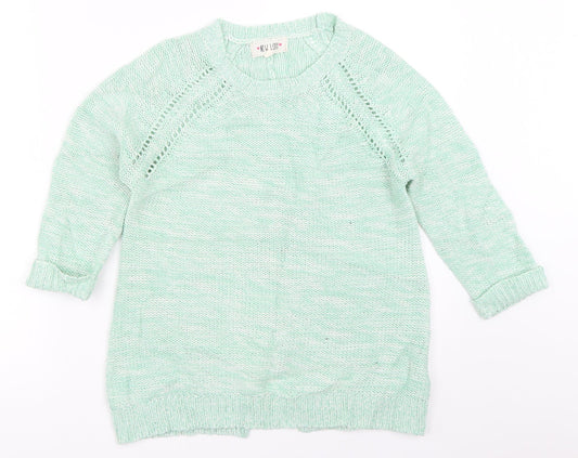 Womens UK Size 6 New Look Green Pullover Jumper