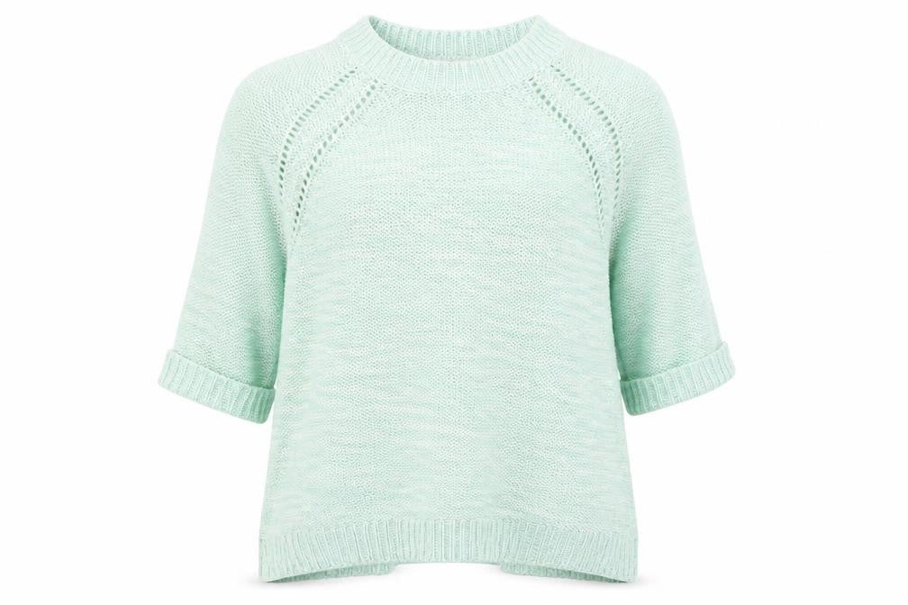 Womens UK Size 6 New Look Green Pullover Jumper