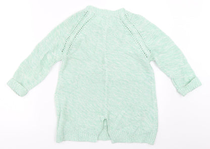 Womens UK Size 6 New Look Green Pullover Jumper
