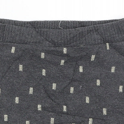 H&M Girls Grey   Mini Skirt Size 5-6 Years