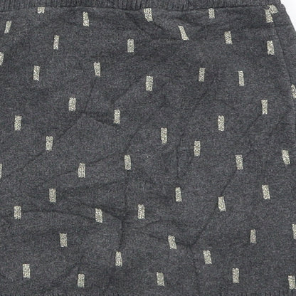 H&M Girls Grey   Mini Skirt Size 5-6 Years