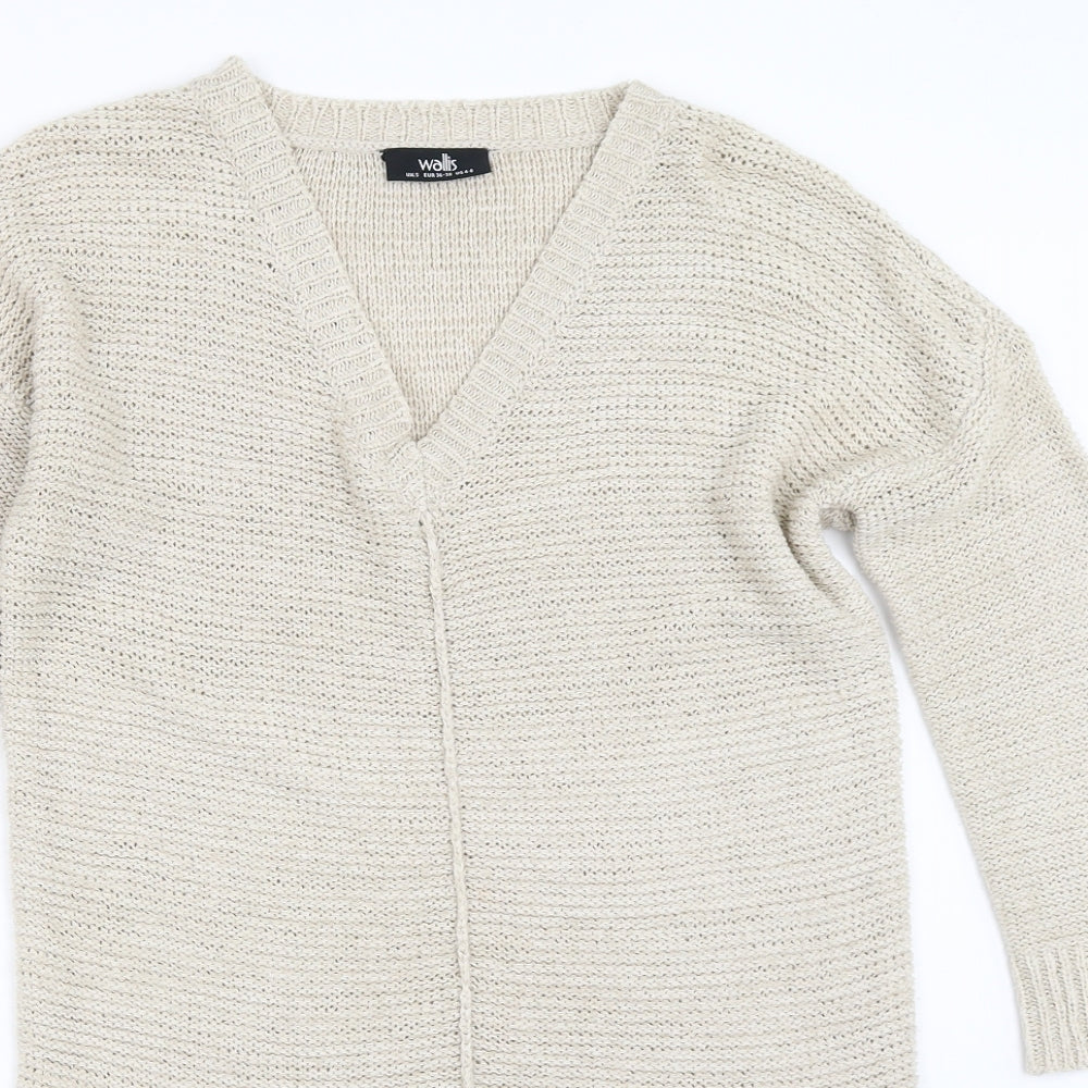 Womens UK Size S Wallis Beige Pullover Jumper