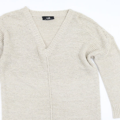 Womens UK Size S Wallis Beige Pullover Jumper