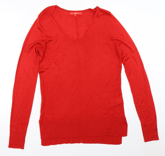 Womens UK Size 10 NEXT Red Pullover Jumper