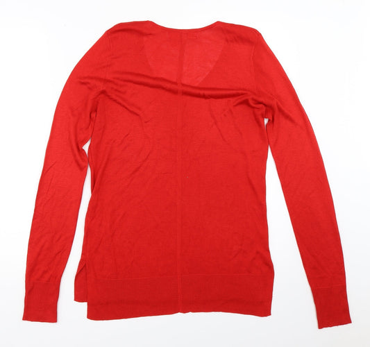 Womens UK Size 10 NEXT Red Pullover Jumper