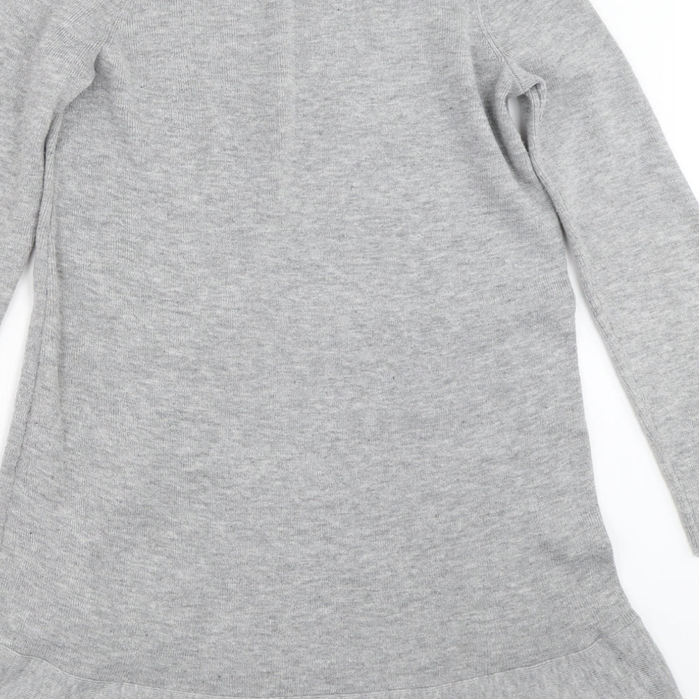 ASOS Womens Grey   Jumper Dress  Size 8