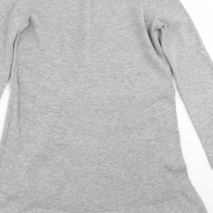 ASOS Womens Grey   Jumper Dress  Size 8