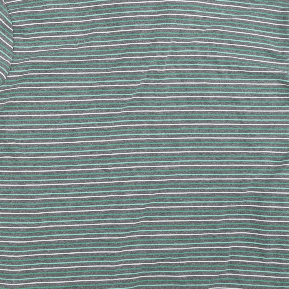 Bonmarché Womens Grey Striped  Pullover Sweatshirt Size L