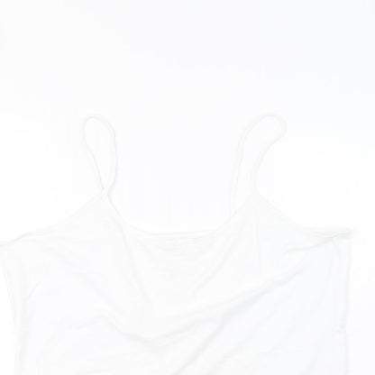 Womens UK Size 22 Peacocks White Basic Tank