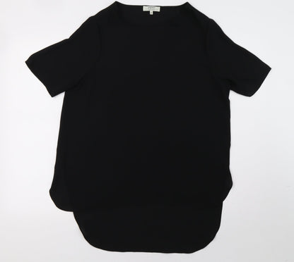 Womens UK Size 12 Matalan Black Basic Blouse