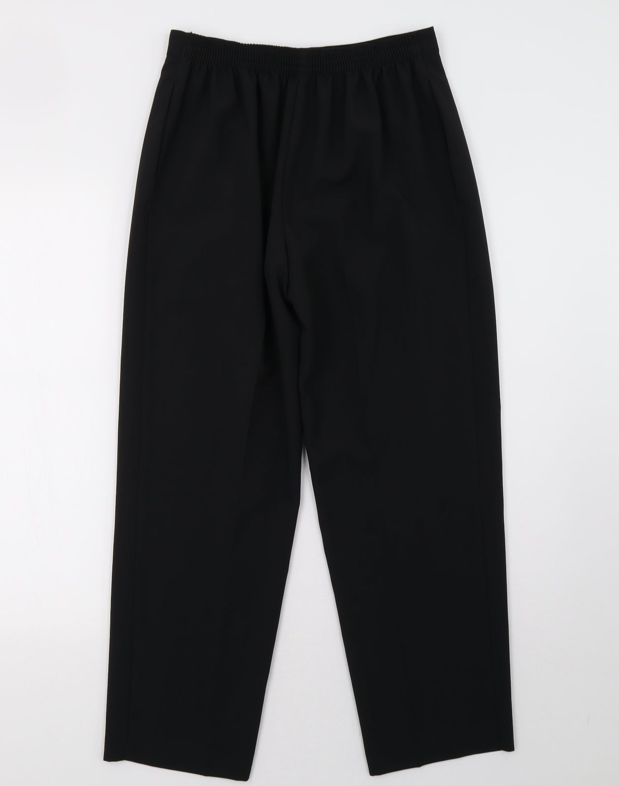 Womens UK Size 10 Marks and Spencer Regular Fit  Black Trousers