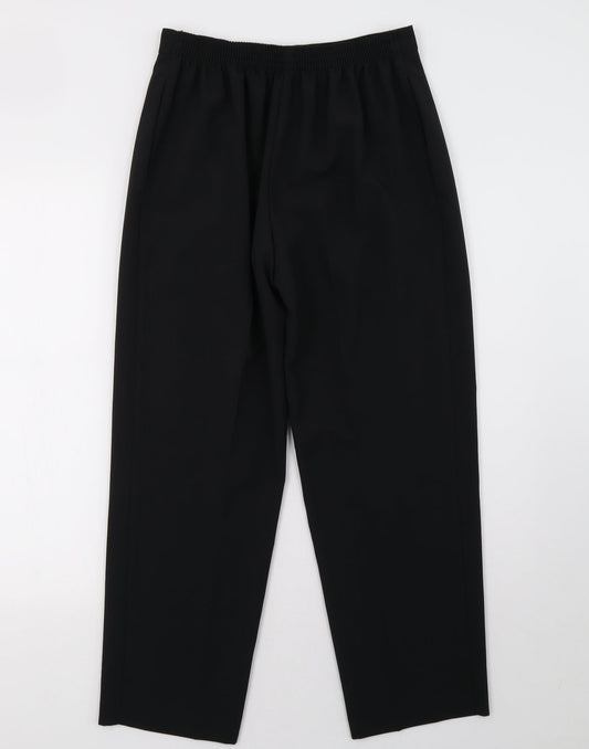 Womens UK Size 10 Marks and Spencer Regular Fit  Black Trousers