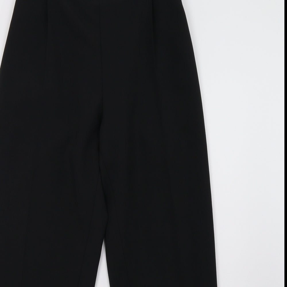 Womens UK Size 10 Marks and Spencer Regular Fit  Black Trousers
