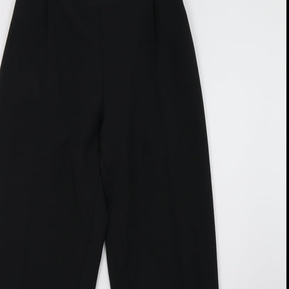 Womens UK Size 10 Marks and Spencer Regular Fit  Black Trousers