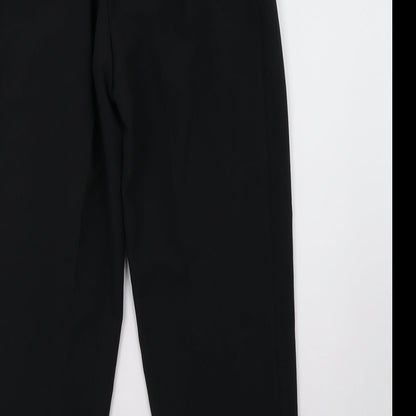 Womens UK Size 10 Marks and Spencer Regular Fit  Black Trousers