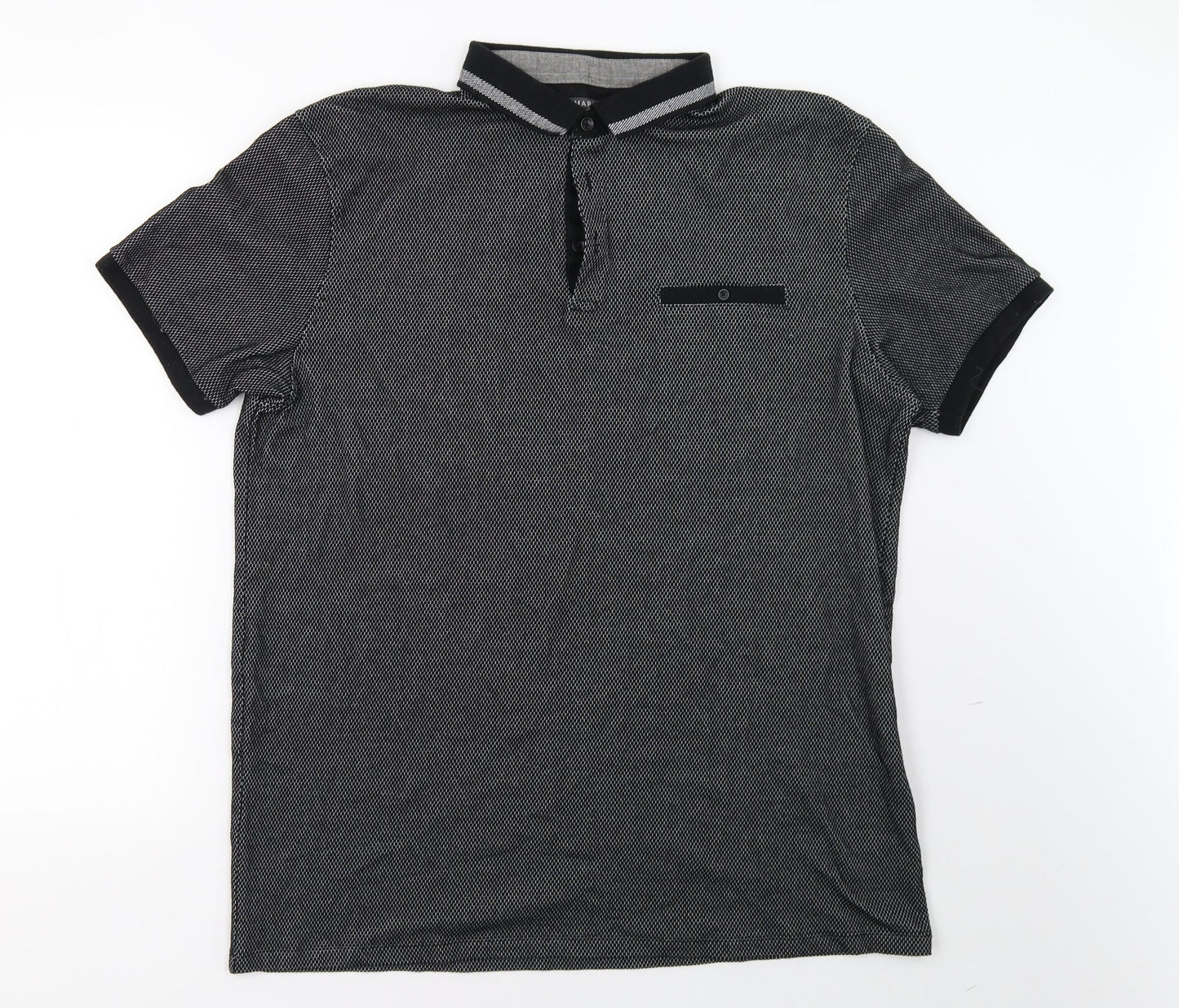 Primark Mens Grey    Button-Up Size XL