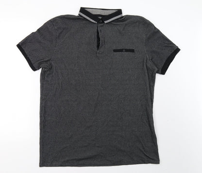 Primark Mens Grey    Button-Up Size XL